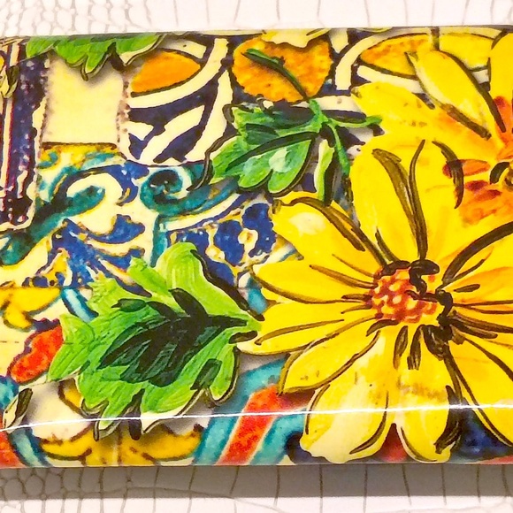 Very Rare Gorgeous Unigue New/Unused Dolce Gabana Flower Design Polished Tri-Fol - Picture 4 of 15